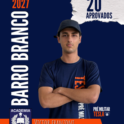 Victor Franzoni — Aprovado no Barro Branco
